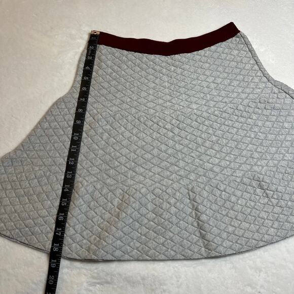Romeo & Juliet Couture Quilted Knit Flare Mini Skirt Size Small Preppy Academia - Picture 7 of 7